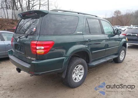 2001 Toyota Sequoia Limited V8 из США, поврежденный, VIN 5TDBT48AX1S018086